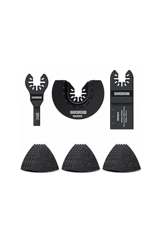 Worx Wa5099 18 Parça Universal Metal Ahşap Kesme ve Zımpara Kağıdı Aksesuar Seti