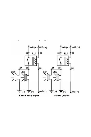Üstün 12V 30A RL700 Titreyen Korna Titretme Rölesi