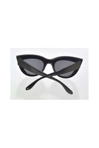Siyah Çerçeve Cat Eye Kadın Güneş Gözlüğü - Moda Gözlük
