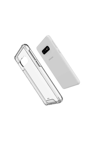 Samsung Uyumlu Galaxy S10E Kilif Seffaf Sararmaz Gard Silikon 391287950