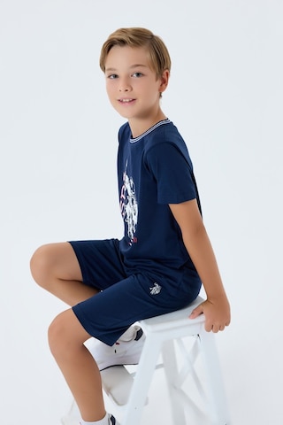 U.s. Polo Assn. Erkek Çocuk Lacivert Bermuda Takım Us2406-c-v1 Lacivert