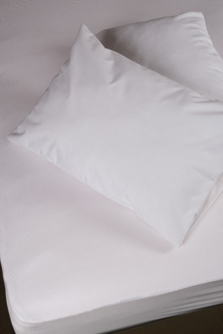 Lefkoşa Serisi Tek Kişilik Sıvıgeçirmez Yatak Koruyucu Fitted Alez 100x200+25cm Beyaz