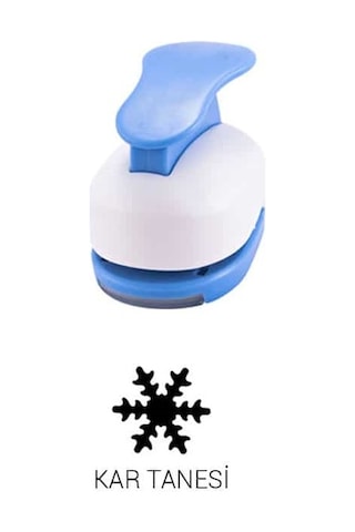 Red Apple Şekilli Mega Boy Delgeç 5Cm Kar Tanesi