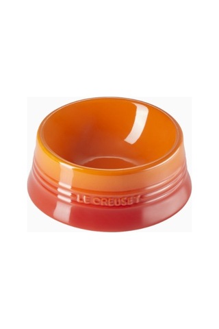 Le Creuset Seramik Lüks Tasarım Evcil Hayvan Mama Kabı 18 Cm Seramik Mama & Su Kapları Turuncu