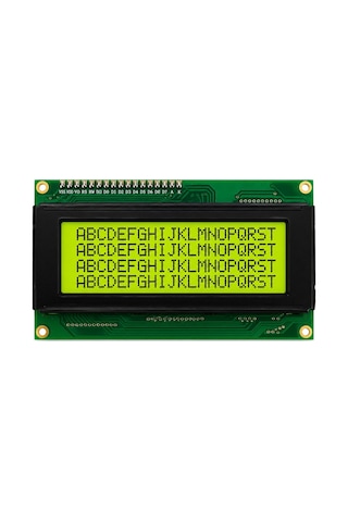 20x4 Yeşil Arka Aydınlatmalı Karakter Lcd Ekran 5v