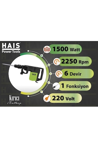 Hais Kırıcı Matkap 9,7 Kg 1500w Z1g-zt-1500