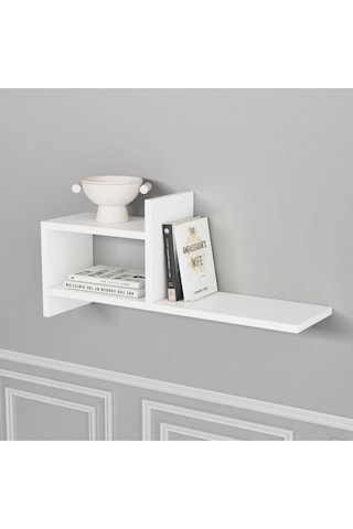 Hisar Duvar Rafı Beyaz