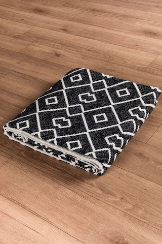 Arya Vl Çift Taraflı,katlanabilir,yıkanabilir,yüksek Kalite Pamuk Salon,oturma Odası,balkon Kilim Krem-antrasit 3