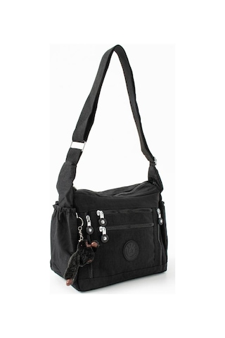 Baginn Klinkır Hafif Yağmur Geçirmez Kadın Postacı Çanta Çok Cepli 30 20 Cm Omuz Çantası 571 Collection Siyah