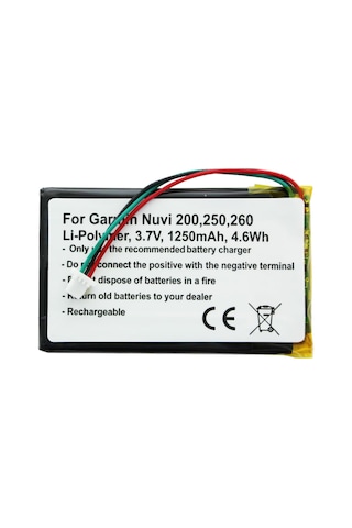 Garmin Nuvi 200 Nüvi 361-00019-11 İçin Uygun Pil
