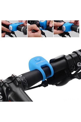 Ranyeek Yağmura Dayanıklı Yüksek Sesli Elektrikli Bisiklet Zili - 90db Silikon Kılıflı Mtb Aksesuarı 5 Renk Seçeneği Gümüş