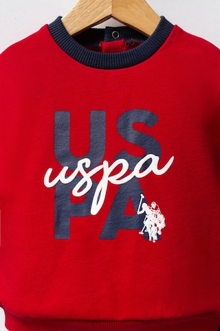 U.S. Polo Assn. Erkek Bebek Kırmızı Takım Kırmızı