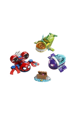 LEGO® Marvel Spidey Ve Arkadaşları Spidey: Su Altı Araçları 11207 -4 Yaş ve Üzeri Çocuklar için Yaratıcı Oyuncak Yapım Seti (154P)