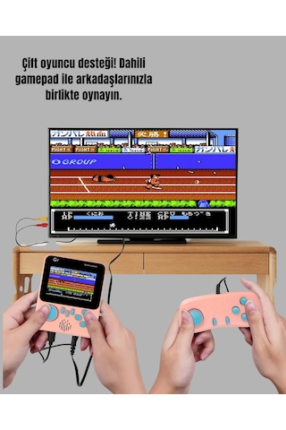 Şarjlı 3.5 İnç Retro Oyun Konsolu