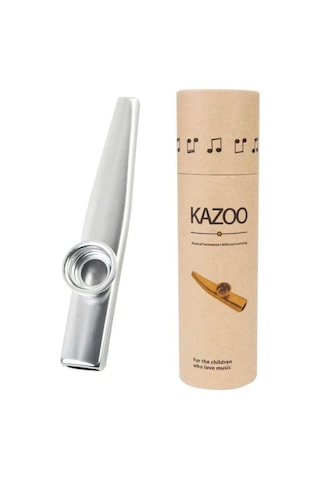 Mk-01s Metal Kazoo Kutulu Alüminyum Alaşım Gri