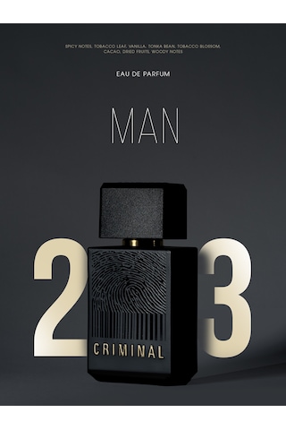 Criminal Man 23 Edp 50 ml Erkek Parfüm