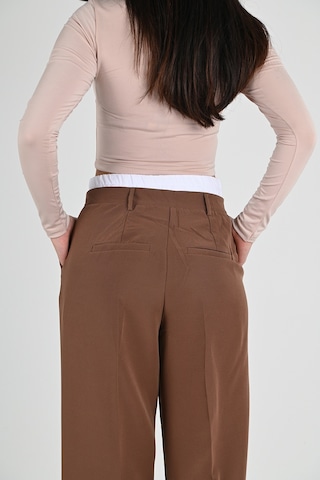 Koza Butik Kadın İspanyol Paça Yüksek Bel Pantolon 6248-24 001