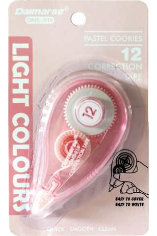 Bafix Pastel Şerit Silici Daksil 5mmx12m 12 Adet Dms-919