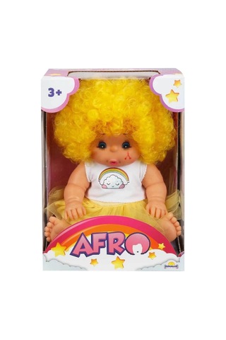 20040 Afro Kıvırcık Saçlı Bebek 23 Cm - Stokta Olan Renk Gönderilir