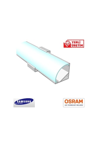 Bombe Difüzörlü, Köşe Bar Led 12v 2700k 50cm