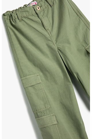 Koton Jogger Kargo Pantolon Pamuklu Beli Bağlamalı Cepli Haki 4skg40028ad Haki