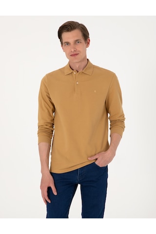 Pierre Cardin Erkek Camel Sweatshirt 50314048-vr015 Camel