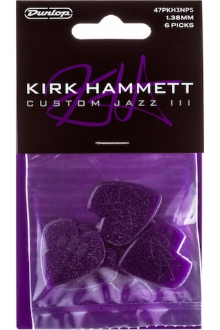 Jim Dunlop 47pkh3nps Kirk Hammett Signature Jazz Iıı 6'lı Pena Gitar Penası