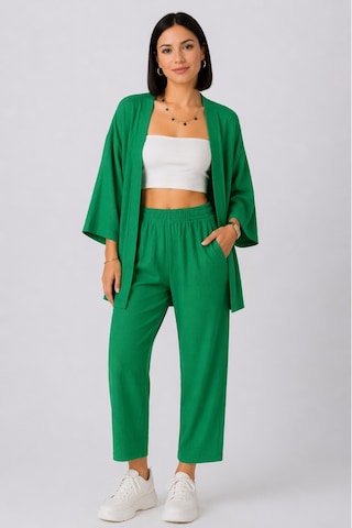 Trend Alisse Kimono Kadın Alt Üst Takım Yeşil