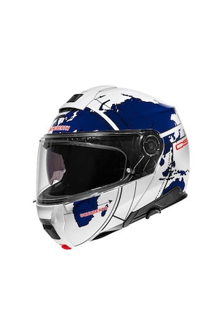 Schuberth C5 Globe Blue Çene Açılır Motosiklet Kaskı Mavi