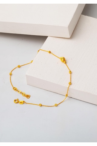 Bilezikci Dorika Toplu 22 Ayar Altın Halhal Sarı