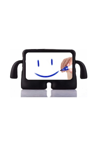 Fuchsia Tcl Tab 11 Gen2 İle Uyumlu Koko Eğlenceli Standlı Yumuşak Çocuk Tablet Kılıfı Korumalı Kapak