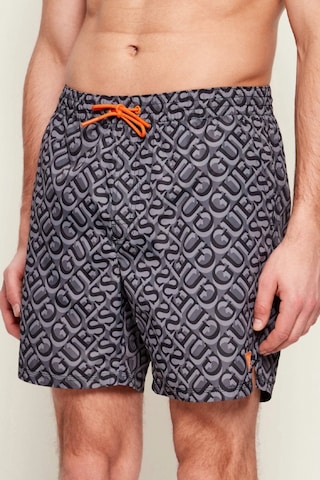 Guess New Onehundred Logolu Erkek Gri Mayo F6gt27wg2a2-p7vv