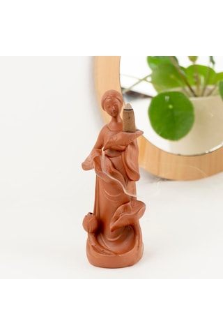Zen Kadın Temalı Geri Akış Şelale Tütsülük