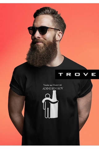 Tarzsokak Unısex Kadın Erkek Müslüm Gürses Vuslat Hasret Dost Keder Siyah Beyaz % 100 Pamuk Tasarım T-shirt S