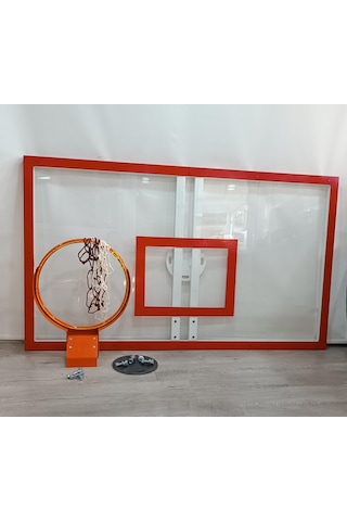 Mia Basketbol Panya Seti 105 180 8 Mm Solid Polikarbon 45 Cm Yaylı Çember