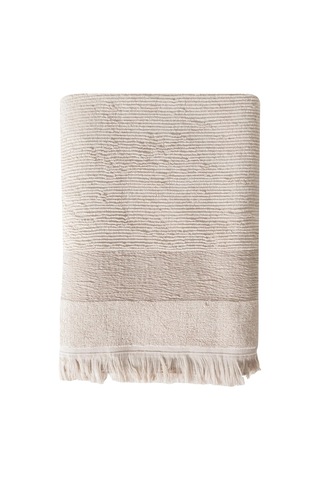 Borla Bej Banyo Havlu 90x150 Sku: Smg8690010231161 Açik Gri