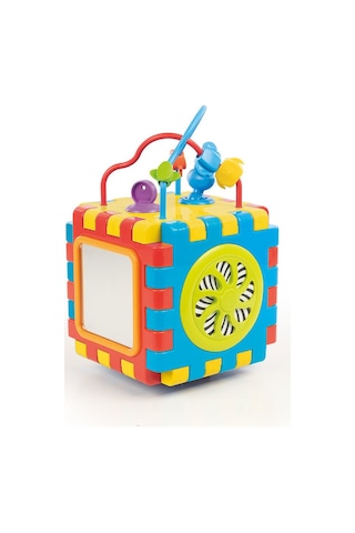 Dolu Oyuncak 5092 2 in 1 Eğitici Küp ve Puzzle 24 x 22 x 36 CM