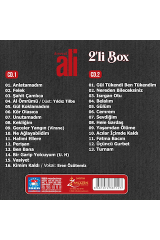 Kıvırcık Ali - Veda & Sevdiklerim (2'Li Box CD)