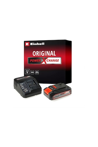 Einhell Set-40 Einhell Te-cn 18/32 Li - Solo Akülü Zımba/çivi Tabancası+einhell 18v 2,5 Ah Pxc Starter Kit, Akü & Şarj Cihazı+einhell 25 Mm Çivi