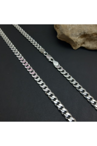 925 Ayar Gümüş Gurmet Model Kolye 5.5 Mm Gümüş