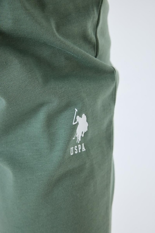 U.S. Polo Assn. Erkek Çocuk Kısa Kollu Pijama Takım Bej-2311 Bej