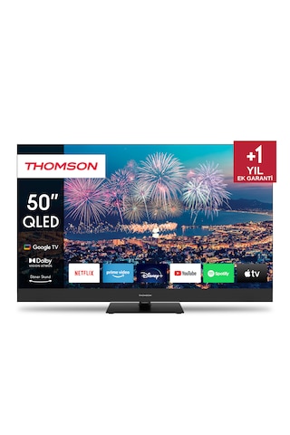 Thomson 50QG6C14 UHD 50" 126 Ekran Uydu Alıcılı Google Smart QLED Plus TV
