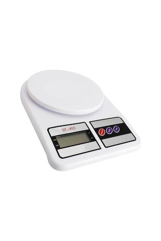 Ollevra Lcd Ekranlı Dijital Hassas Mutfak Terazisi Tartısı Baskülü Beyaz