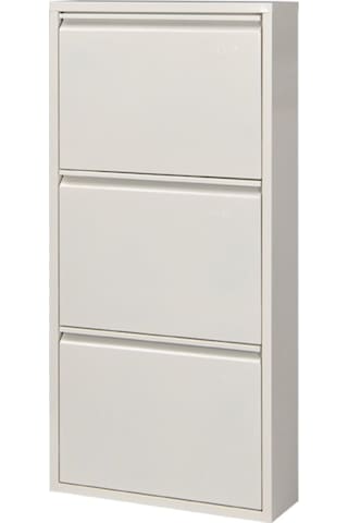 Kaser 3'Lü Krem Metal Ayakkabılık Krem