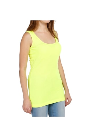 Bulalgiy Kadın Sarı Basic Tişört - Bga078366