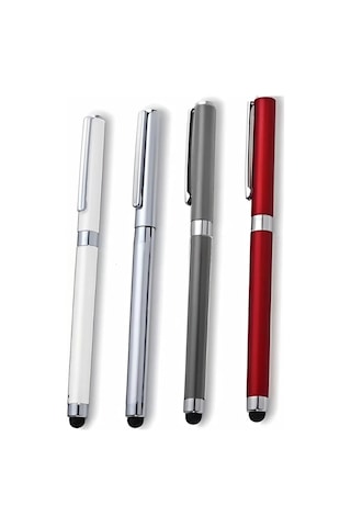 Metal Touchpen Roller Kalem Füme Ofis Çalışanı Yazı Aracı Başlangıç Çok Renkli