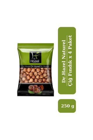 Drhazel Naturel Çiğ Fındık 250 G X 6 Paket 250 G