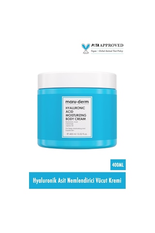 Maruderm Hyaluronic Acid Moisturizing Body Cream 400 ML