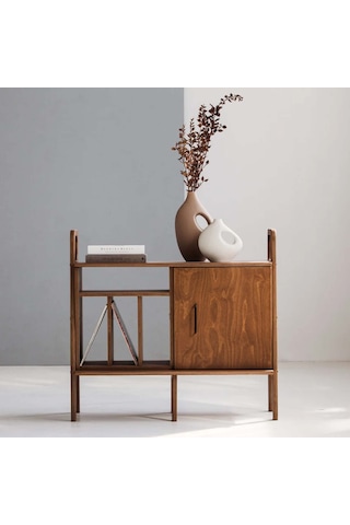 Woodesk Eleganza, Ahşap, Dolap Ve Konsol, 100x90, Tik Renk