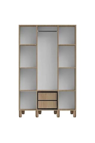 Orchide 3 Kapılı Mdf Gardırop Çok Renkli